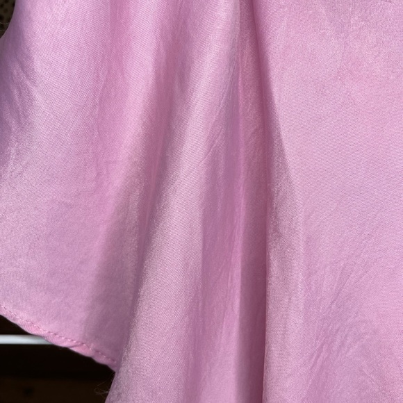 Zara Handkerchief Scarf Pink Party Crop Top - Picture 7 of 9